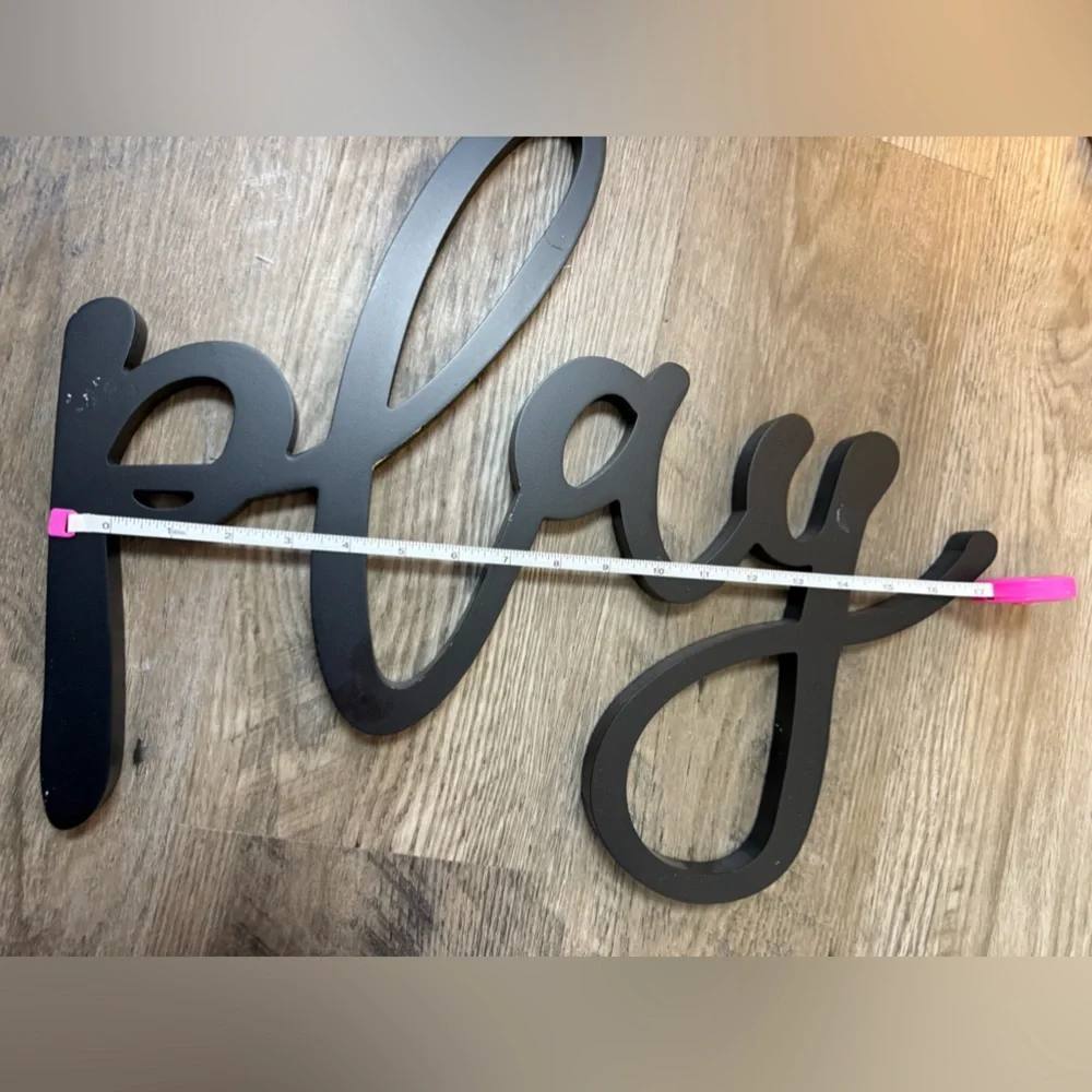 Wooden Play Sign